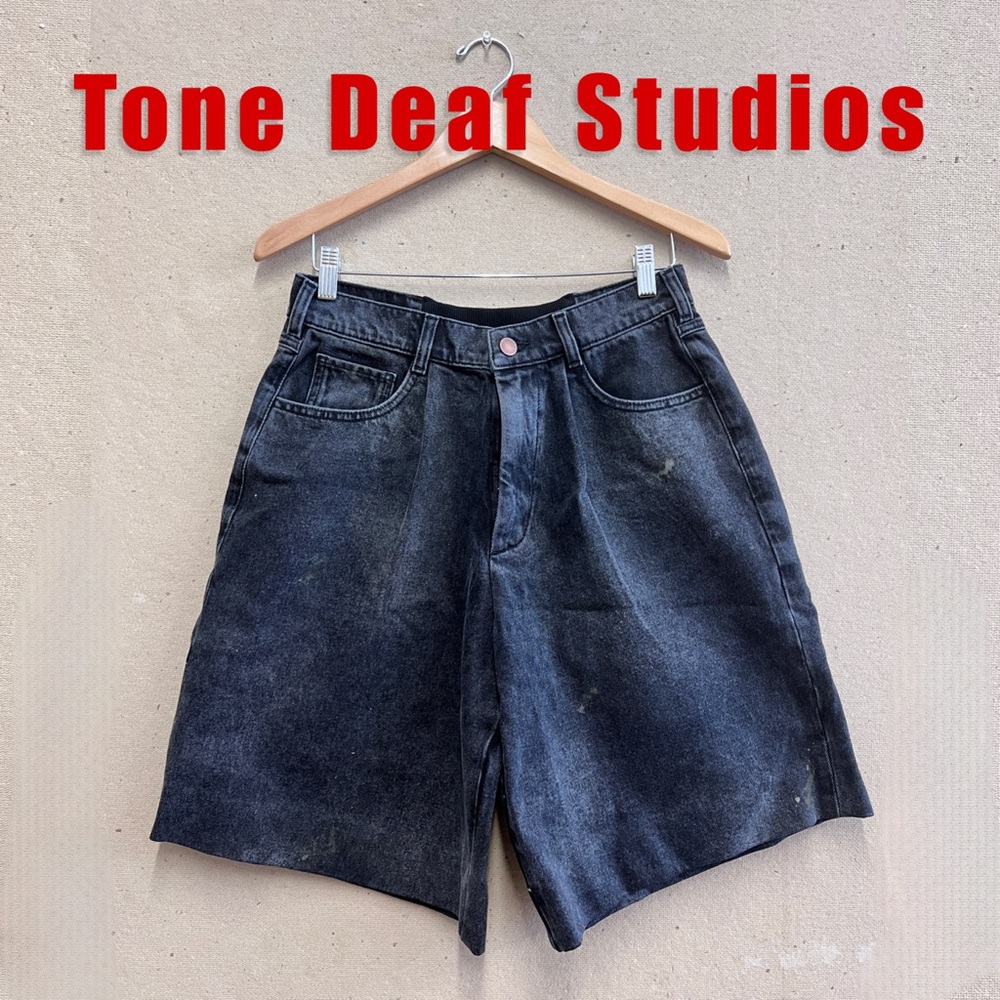 TDS Unisex Printer Jean Shorts
